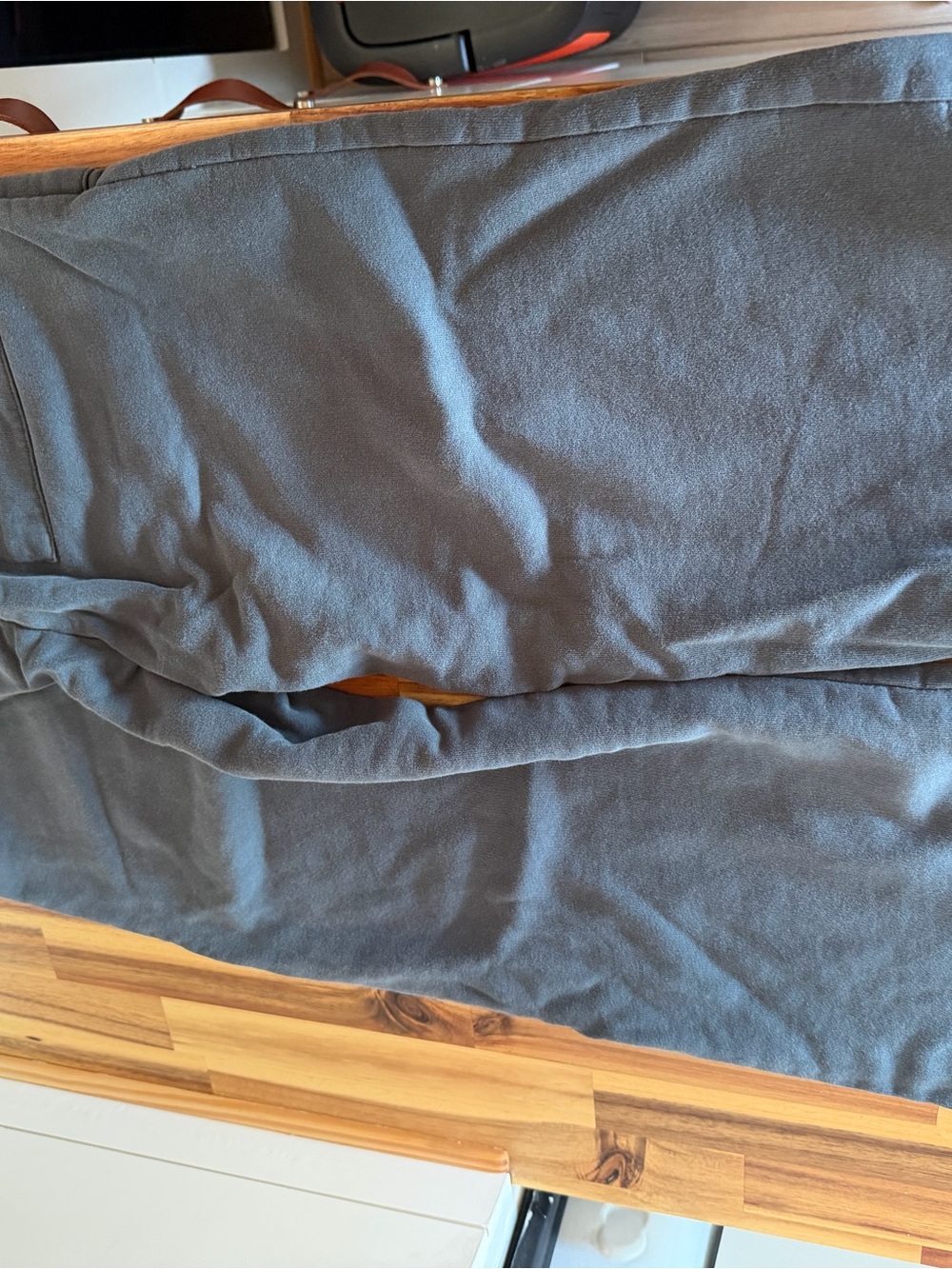 MATE Organic Fleece Wide Leg Pant - blue grey - Picture 8 of 16